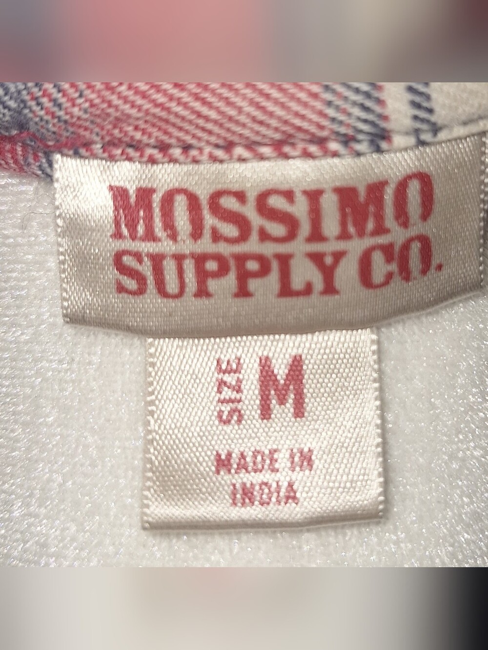 Mossimo Red Button-Up Flannel - Picture 4 of 5